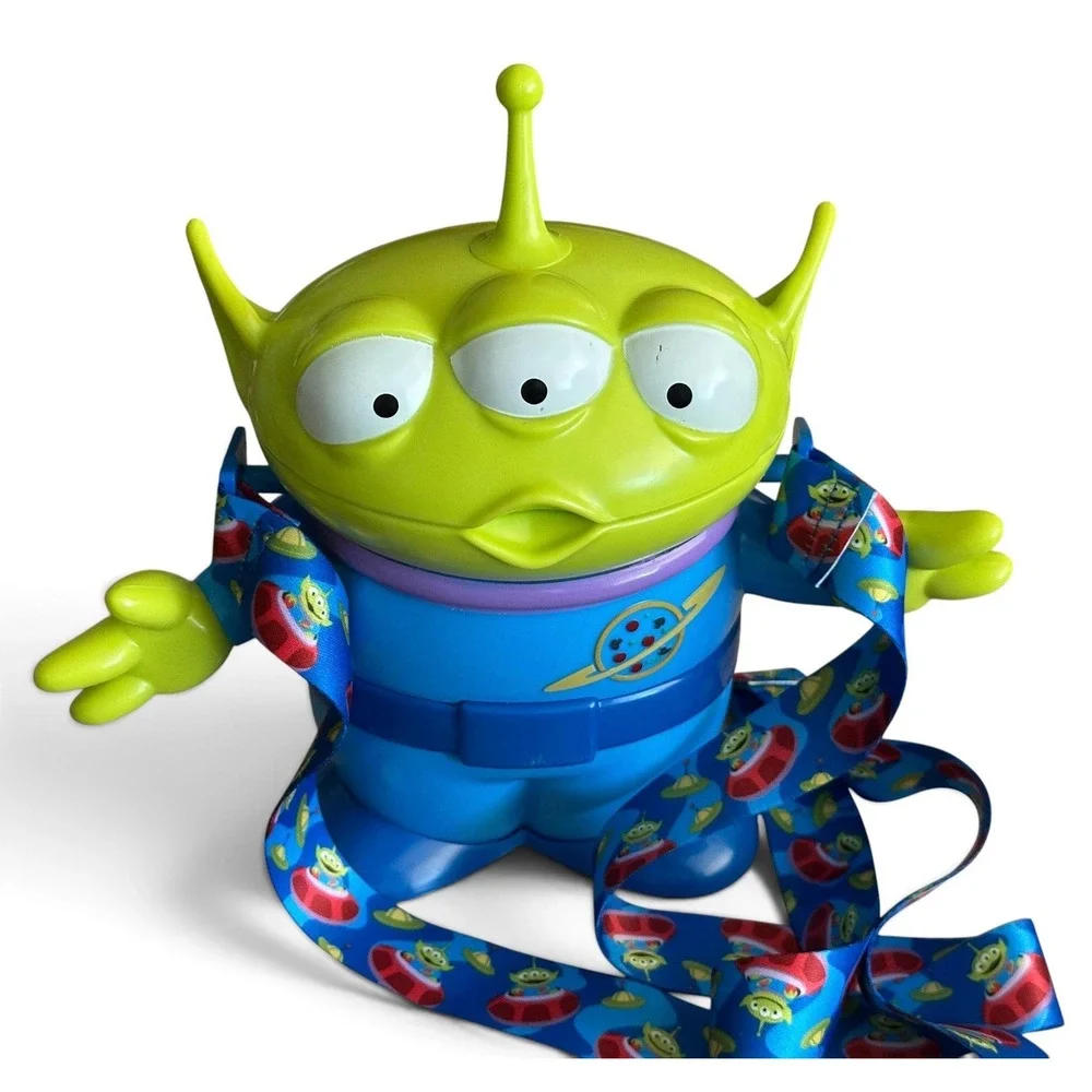 Disney Parks Pixar Toy Story 4 Little Green Men Alien Sipper Cup w/Lanyard